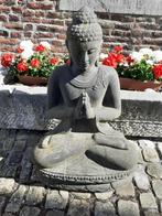 GROTE GEPATINEERDE STENEN BOEDDHA, Ophalen, Nieuw, Steen, Boeddhabeeld