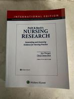 Polit & Beck's Nursing Research, Boeken, Studieboeken en Cursussen, Ophalen of Verzenden, Nieuw, Overige niveaus