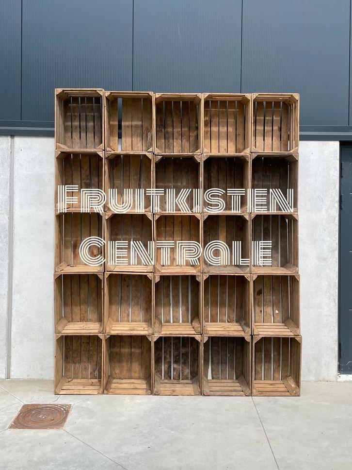 Authentieke fruitkisten, Huis en Inrichting, Woonaccessoires | Wijnrekken, Zo goed als nieuw, Hout, Ophalen