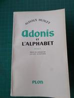 Adonis et l’alphabet (Aldous Huxley) – 1957 – 247 pages, Boeken, Europa overig, Ophalen of Verzenden, Aldous Huxley, Gelezen
