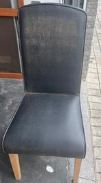 4 eetkamerstoelen, Huis en Inrichting, Ophalen, Kunststof, Gebruikt, Bruin