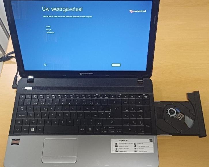 ️ Packard Bell EasyNote TE – Goed werkende laptop, Computers en Software, Chromebooks, Zo goed als nieuw, Ophalen of Verzenden
