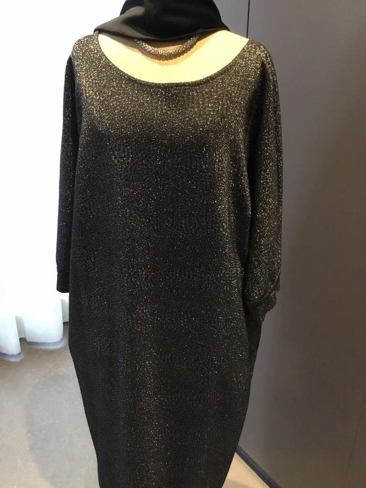 SALLIE SAHNE, Feestelijke jurk, maat 48/50, Kleding | Dames, Jurken, Nieuw, Maat 46/48 (XL) of groter, Zwart, Onder de knie, Ophalen of Verzenden