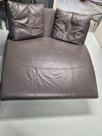 Rolf Benz chaise longue bank, Ophalen, Zo goed als nieuw, Driepersoons, Leer