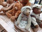 Handgemaakte Beren mohair en lederlook, Ophalen, Nieuw