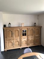 Eiken kast gezandstraald met ledverlichting, Ophalen, Gebruikt, 150 tot 200 cm, 150 tot 200 cm