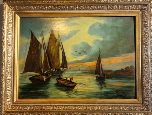 François Musin (1820-1888), Antiek en Kunst, Kunst | Schilderijen | Klassiek, Ophalen of Verzenden