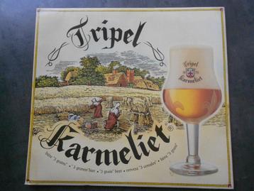 TRIPEL KARMELIET   kartonbord reclame beschikbaar voor biedingen