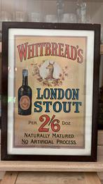 Whitbread’s LONDON STOUT affiche bieraffiche, bier, beer, Verzamelen, Ophalen of Verzenden, Zo goed als nieuw