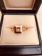 Gouden chopard ring met certificaat, Ophalen, Zo goed als nieuw, Geel, Goud