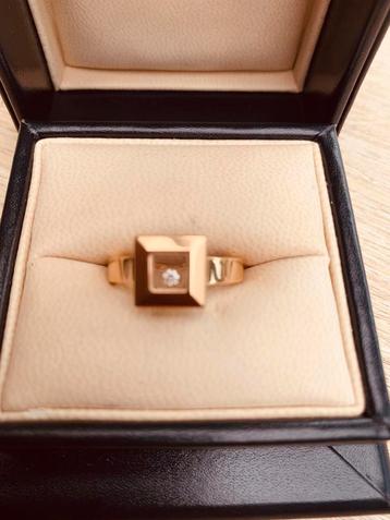 Gouden chopard ring met certificaat beschikbaar voor biedingen