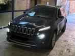 Jeep cherokee 2.0 diesel Automaat 46.000km, Automaat, Zwart, Blauw, Leder