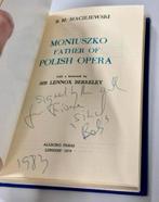 BM Maciejewski SIGNED Moniuszko Father Polish Opera 1st ED, Verzamelen, Muziek, Artiesten en Beroemdheden, Ophalen of Verzenden