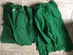 12 pantalons verts pour enfants (4 pantalons courts et 8 pan, Garçon ou Fille, Enlèvement, Utilisé