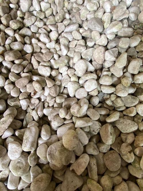 Siergrind Carrara 15-25 mm, Tuin en Terras, Grind, Keien en Split, Gebruikt, Grind, Wit, Ophalen