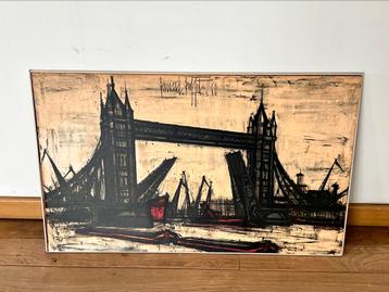 Tower Bridge, London by Bernard Buffet (Vintage print)  beschikbaar voor biedingen