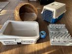 lot benodigdheden kat, kattenbak, kattenmand, transportbak.., Dieren en Toebehoren, Kattenmanden, Ophalen of Verzenden, Zo goed als nieuw