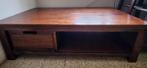 Houten salontafel, Huis en Inrichting, Tafels | Salontafels, Ophalen, Gebruikt, 100 tot 150 cm, 50 tot 100 cm