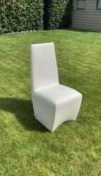 8 Witte lederen stoelen T&T Design ( te koop per 4 of 8), Huis en Inrichting, Ophalen, Zo goed als nieuw, Wit, Leer