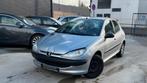 Peugeot 206 1.2Benzine Beginnerswagen 2000, Argent ou Gris, Achat, Entreprise, Noir
