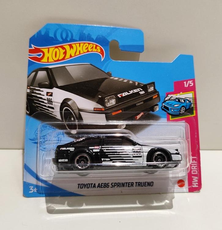 Hot Wheels - Toyota AE86 Sprinter Trueno Falken (2021), Hobby en Vrije tijd, Modelauto's | Overige schalen, Ophalen of Verzenden
