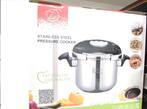 Snelkookpan 6L rvs/inox nieuw!, Kookpan of Snelkookpan, Inox, Lon, Nieuw