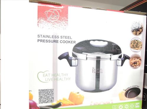 Snelkookpan 6L rvs/inox nieuw!, Huis en Inrichting, Keuken | Potten en Pannen, Nieuw, Kookpan of Snelkookpan, Inox, Inductieplaat