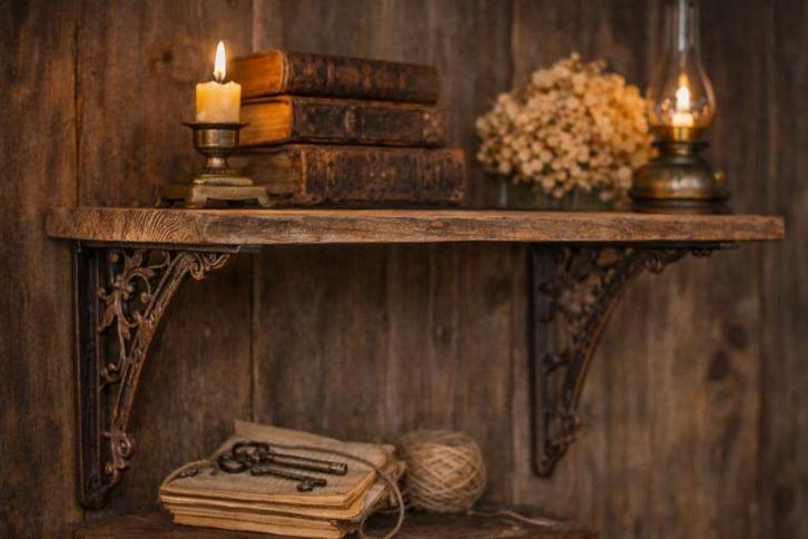 plankdragers ,hoekijzer, Huis en Inrichting, Woonaccessoires | Wanddecoraties, Nieuw, Ophalen of Verzenden