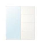 IKEA AULI schuifdeuren (set van 2) – spiegel/wit – 200 x 236, Ophalen, 200 cm of meer, 150 tot 200 cm, Nieuw
