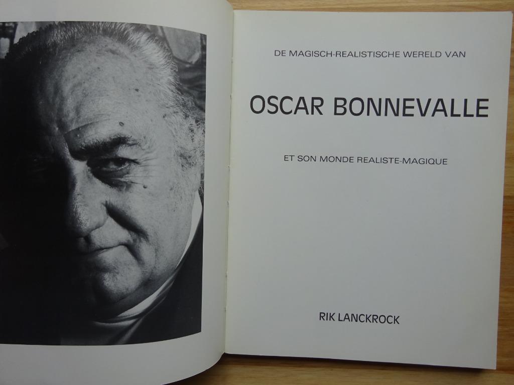 Oscar Bonnevalle, monografie door Rik Lanckrock 1982 /  sign, Peinture et dessin, Enlèvement ou Envoi, Utilisé, Rik Lanckrock
