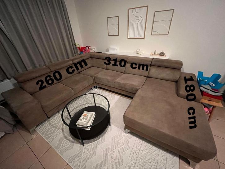 Canape U. 300€, Huis en Inrichting, Zetels | Complete zithoeken, Gebruikt, Ophalen