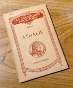 Athalie - Racine - Édition ancienne, Livres, Enlèvement ou Envoi, Utilisé, Europe autre, Racine