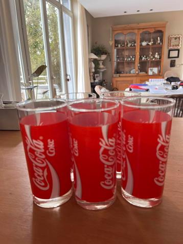 Coca cola 5 verres Authentique vintage 