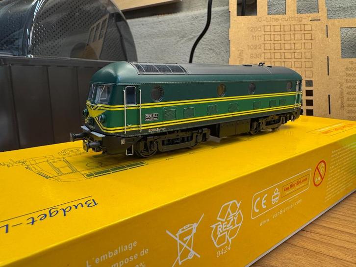 Van Biervliet NMBS/SNCB 59 201.038 DC, Hobby en Vrije tijd, Modeltreinen | H0, Nieuw, Locomotief, Gelijkstroom, Overige merken