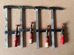 4 spanvijzen serganten lijmklem 24cm LOT B, Doe-het-zelf en Bouw, Ophalen of Verzenden