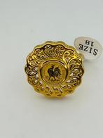 Gouden ring Louise, Handtassen en Accessoires, Bedels, Ophalen of Verzenden, Goud