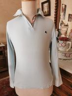 Mooie licht blauwe poloshirt van Burberry, Kleding | Dames, T-shirts, Ophalen of Verzenden, Zo goed als nieuw