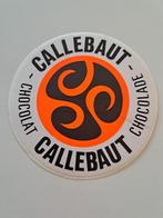 Autocollant vintage - Chocolat Callebaut - Alost, Comme neuf, Enlèvement ou Envoi, Société ou Association