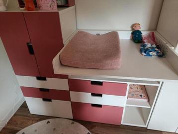 Commode et armoire Ikea Stuva, Enfants & Bébés, Chambre d'enfant | Commodes & Armoires, 105 cm ou plus, Comme neuf, Enlèvement