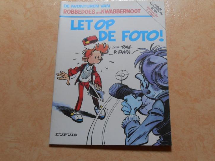 Robbedoes Let op de foto! 1985, Boeken, Stripverhalen, Zo goed als nieuw, Eén stripboek, Ophalen of Verzenden