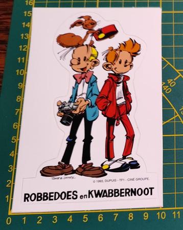 Sticker 1993 Dupuis Robbedoes en Kwabbernoot (Tome-Janry)