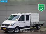 Volkswagen Crafter 177pk Open laadbak Dubbel Cabine Kraan Ca, Auto's, Gebruikt, Euro 6, 4 cilinders, Volkswagen