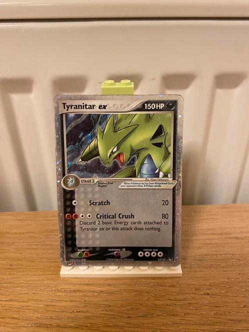 Tyranitar ex 17/17 - Pokemon Kaart, Hobby en Vrije tijd, Verzamelkaartspellen | Pokémon, Nieuw, Losse kaart, Foil, Ophalen of Verzenden
