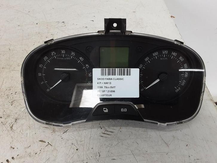 KM TELLER Skoda Fabia II (5J) (01-2006/12-2014) (5J0920801J), Auto-onderdelen, Dashboard en Schakelaars, Skoda, Gebruikt
