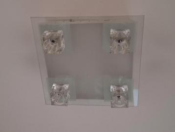 Plafondlamp, Enlèvement, Comme neuf, Verre