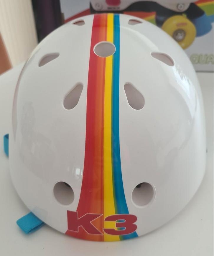 Fietshelm K3 voor kinderen, Fietsen en Brommers, Fietsaccessoires | Fietshelmen, Zo goed als nieuw, Jongen of Meisje, Ophalen of Verzenden