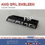 AMG GRIL BADGE EMBLEEM LOGO ZWART W117 W118 W212 W213 W156 W, Avant, Enlèvement ou Envoi, Mercedes-Benz, Neuf