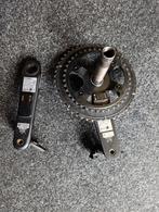 ultegra crankstel met dubbele pouwermete11 speed 170mm 50/39, Fietsen en Brommers, Fietsonderdelen, Ophalen, Gebruikt