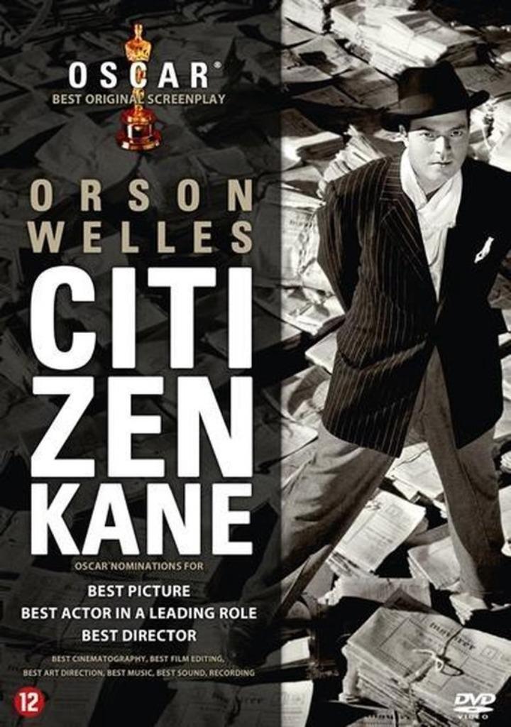 Citizen Kane met Orson Welles, Joseph Cotten,, Cd's en Dvd's, Dvd's | Klassiekers, Zo goed als nieuw, Drama, 1940 tot 1960, Vanaf 12 jaar