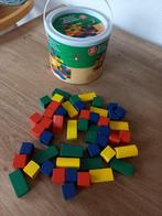 tonnetje houten blokken, Kinderen en Baby's, Speelgoed | Houten speelgoed, Ophalen of Verzenden, Zo goed als nieuw, Overige typen